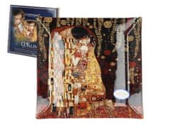 Carmani DEKORATIVNI KROŽNIK IZ PORCELANA GUSTAV KLIMT POLJUB STENSKA DEKORACIJA