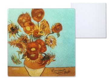 Carmani Steklena tabla - V. van Gogh, Sončnice (carmani)