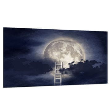 shumee Steklena zaščitna plošča ZA štedilnik 90X52 luna