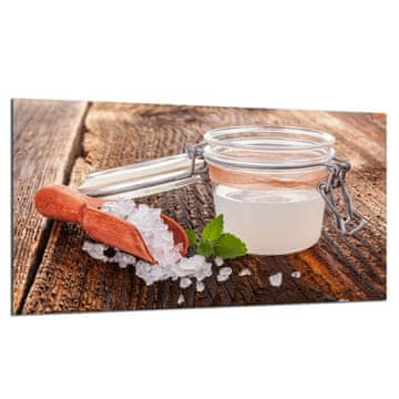 shumee Steklena zaščitna plošča ZA štedilnik 90X52 SALT