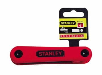 Stanley Stanley zložljivi imbus ključi 7 kosov 1,5-6 mm