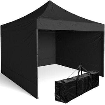 Gockowiak Ekspresni nakupovalni paviljon 3x3 m črne barve