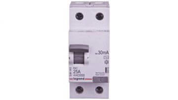 LEGRAND 2P 25A 0,03A diferencialno varovalko tip AC P302 RX3 402024