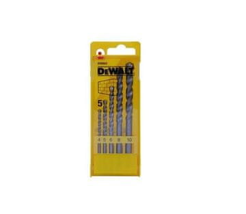 Stanley Dewalt komplet svedrov za beton, 5 kosov: 4, 5, 6, 8, 10 mm