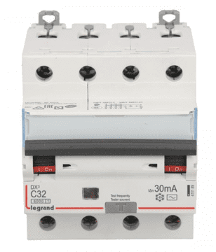LEGRAND Diferencialno stikalo 4P 32A C 0,03A tip AC P314 DX3 411189