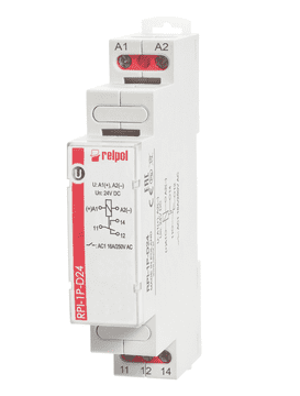Elektromagnetni rele 1P 16A 24V DC AgSnO2 RPI-1P-D24 863356