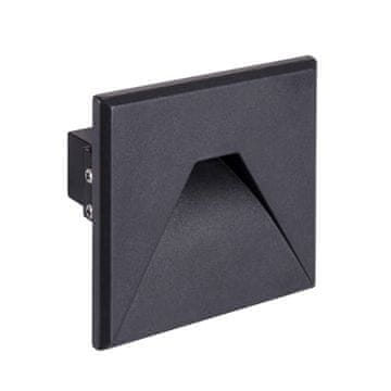 Ideus LED stopniščna svetilka 1,6 W 75 lm 4000 K črna KURS 03909