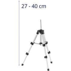 BE STATIV ZA KRIŽNO LASERSKO KAMERO Z NAVOJEM 1/4'', NASTAVLJIV 27–40 CM