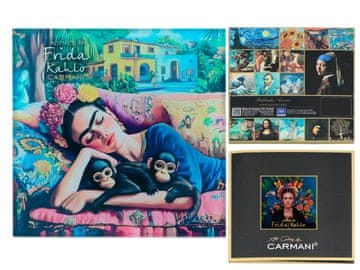Carmani Steklen podstavek - navdihnjen s slikami F. Kahlo (carmani)