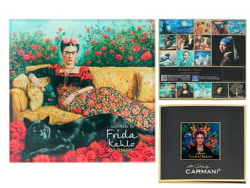 Carmani Steklen podstavek - navdihnjen s slikami F. Kahlo (carmani)
