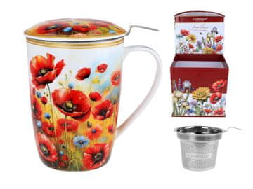 Carmani, vrček z infuzerjem in pokrovom 600 ml - laura lozano/Maki