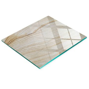 shumee Dekorativna steklena servirna deska iz peščenjaka 60x52 cm