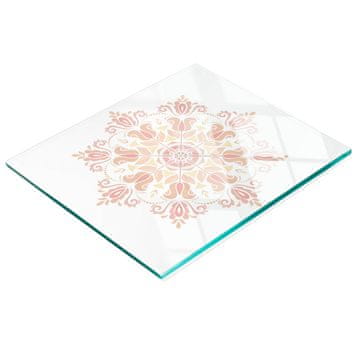 shumee Večnamenska dekorativna steklena tabla za kuhinjo 60x52 cm