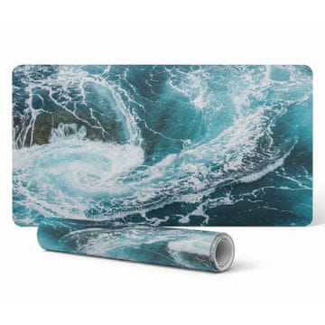 shumee Podloga za tipkovnico Ocean Whirlpool in dodatki 100x50 cm