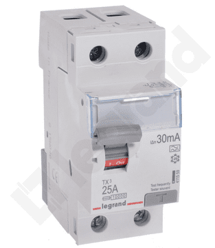 shumee 2P 25A 0,03A diferencialno varovalko tip A P302 TX3 411559