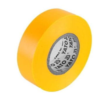 TOYA Yato električni izolacijski trak 15 mm x 20 m rumene barve