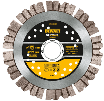 Stanley Dewalt segmentirani diamantni disk 125x1,3x22,2 mm extreme