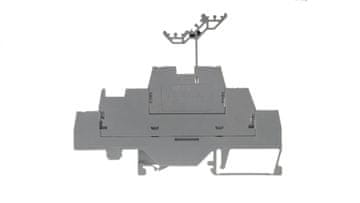 Wago 3-nivojski konektor za letev 2,5 mm2 L / L / L siv 280-549