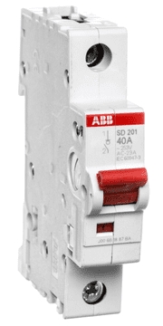 ABB Modularno odklopno stikalo 40A 1P SD201/40 2CDD281101R0040