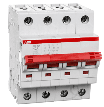 ABB Modularno odklopno stikalo 40A 4P SD204/40 2CDD284101R0040