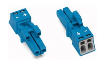 Wago 2-pinska vtičnica, modro kodiranje I, winsta mini 890-1102