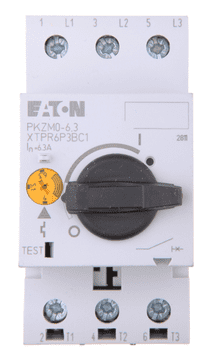 Eaton Motorno odklopno stikalo PKZM0-6,3 3P 2,2 kW 4-6,3A 072738