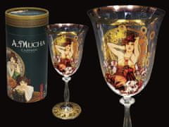 Carmani Kozarec za vino - A.Mucha. Dragi kamni - Ametist (carmani)