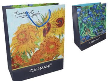 Carmani Darilna vrečka - V. van Gogh, Perunike, Sončnice (carmani)