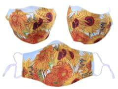 Carmani ZAŠČITNA MASKA S FILTROM VAN GOGH SONČNICE KOT DARILO