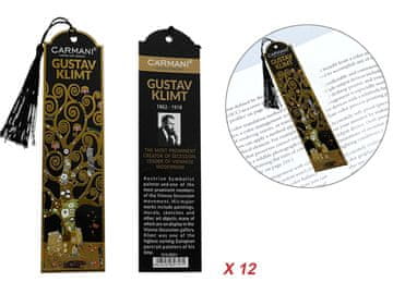 Carmani Komplet 12 zaznamkov - G. Klimt, Drevo življenja (carmani)