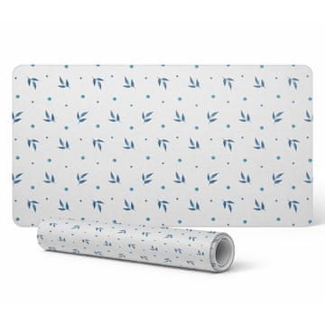 shumee Dekorativna podloga za mizo s premium potiskom listov in pik 100x50 cm