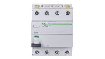 Schneider 4P diferencialno varovalko 100A 0,03A tip AC iID A9Z11491