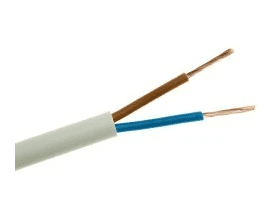 Ploščati kabel H03VVH2-F (OMYp) 2x0,75 bel /50m/