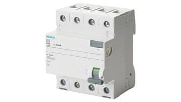 Siemens 4P 40A 100mA diferencialno varovalko tip AC 5SV4444-0