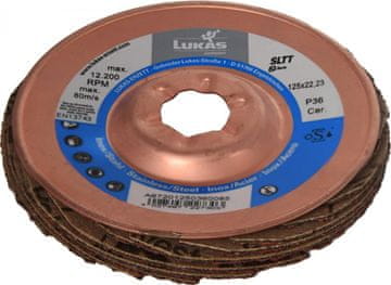 LUKAS-Erzett Lukas lamelni disk 125 mm P 36 slt keramični AD IQ-serija