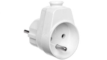 Elektro-Plast Kotna razdelilna vtičnica z/brez 16A 2P AWA-WG bela 51,30