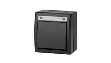 Elektro-Plast Aquant 2K nadometni križni konektor IP55 antracit 5006-17
