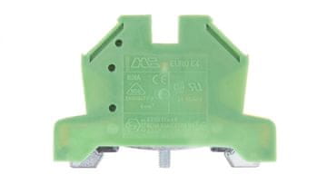 shumee Zaščitni konektor za letev 4 mm2 zeleno-rumen 2,5/4 43454