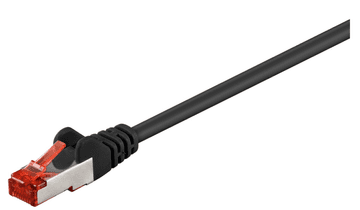Goobay S/FTP patch kabel (PiMF) kat. 6 LSZH črne barve 3 m 68698