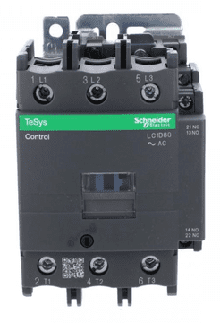Schneider TeSys Deca Power kontaktor 80A 3P 48V AC 1NO 1NC LC1D80E7