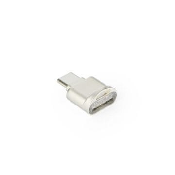 OEM Bralnik pomnilniških kartic MicroSD tipa C, srebrne barve
