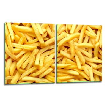 shumee 2x steklena zaščitna plošča ZA štedilnik 40x52 za pomfrit