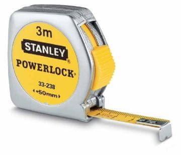 Stanley Stanleyjev merilni trak 3 m x 12,7 mm Powerlock krom LUZ