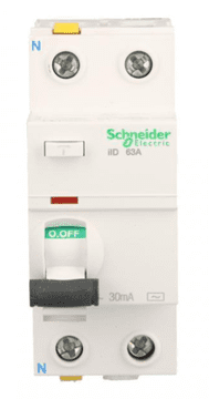 Schneider 2P diferencialno varovalko 63A 0,03A tip AC iID A9Z11263