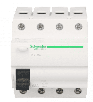 Schneider 4P 63A 0,3A diferencialno varovalko tip AC ID K A9Z06463