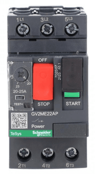 Schneider TeSys Deca Motorno odklopnik 3P 11kW 20-25A PL GV2ME22AP