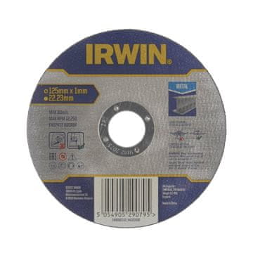 Stanley Irwin ploščati disk za kovino 125 mm x 1,0 mm x 22,23 mm
