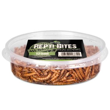 Terrario Terrario Repti Bites Mealworms 125 ml - posušeni mokarji