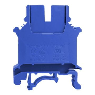 shumee Modri vijačni konektor za tračnico 16 mm2 1P VDE UL 5743