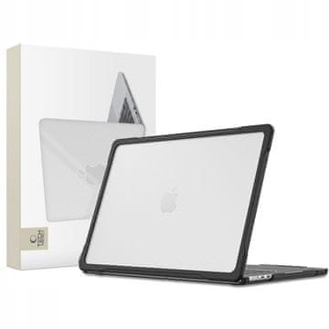 Tech-protect Velar ovitek za MacBook Air 15'' M2-M5 2023-2026, črn / prozoren